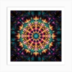 Psychedelic Mandala 3 Art Print