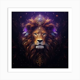 Mystic Lion Art Print