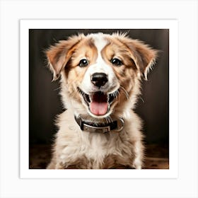 Australian Shepherd Puppy 1 Art Print