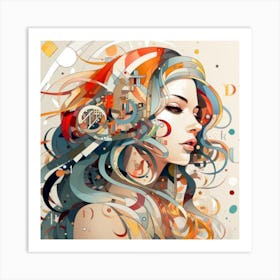 Futuristic Art Art Print