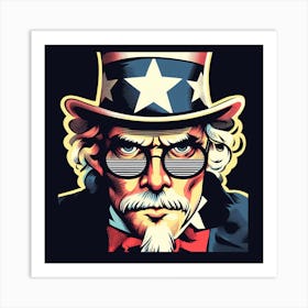 Uncle Sam 4 Art Print