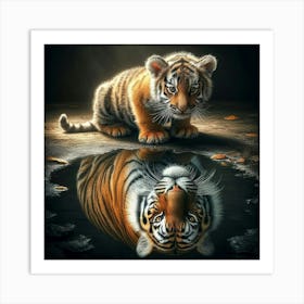 Tiger Cubs 2 Art Print