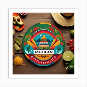 Mexican Logo Design Targeted To Tourism Business 2023 11 08t195816 Art Print