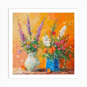 Flowers In Vases 12 Art Print