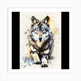 Wolf Painting Art Print