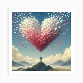 Valentine's Day Hearts 3 Art Print