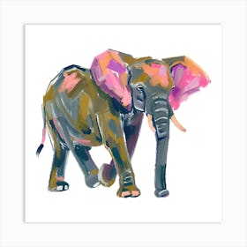 African Elephant 01 1 Art Print