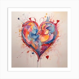 Heart Of Love Art Print