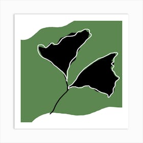 Ginkgo Leaf Art Print