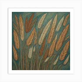 Bohemian Grasses Art Print