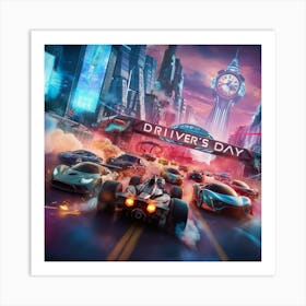 Driver'S Day Art Print