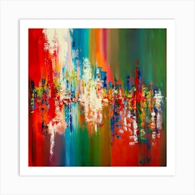 Abstract Cityscape 8 Art Print