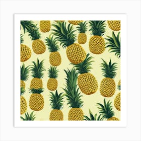 Pineapples 1 Art Print