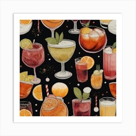 Default Drinks In Connection With Certain Events And Holidays 3 Art Print