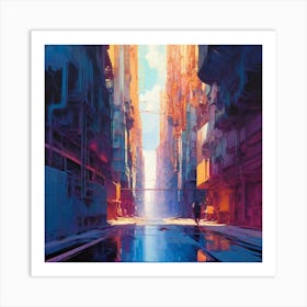 Futuristic City Art Print