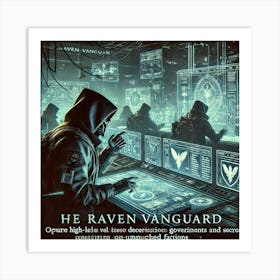 Raven Vanguard High Level Discretion Secrecy Art Print