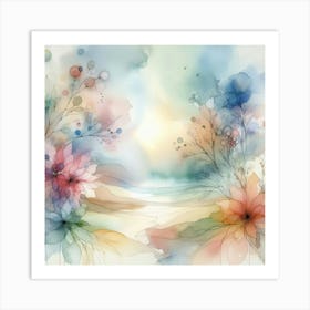 Watercolor Painting 1 Art Print