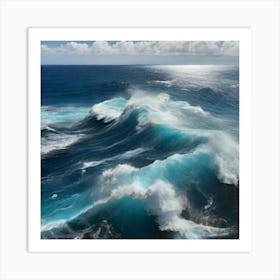 Ocean Waves 1 Art Print