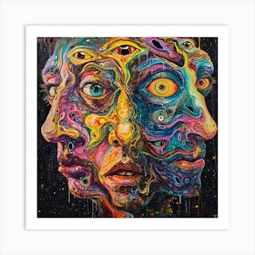 Psychedelic Painting 7 Art Print