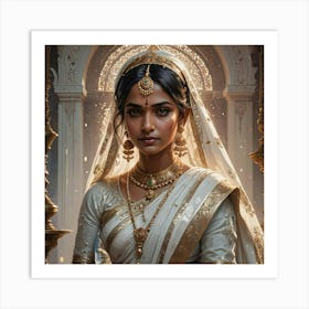 Indian Bride Art Print