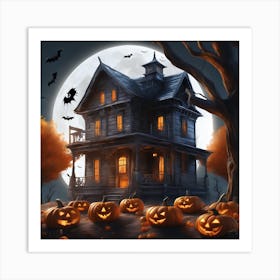 Haunted House 8 Art Print