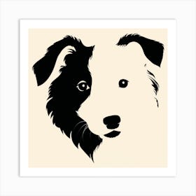 Border Collie portrait Art Print