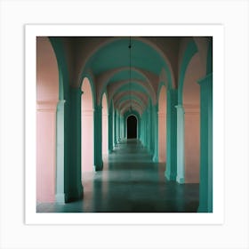 Hallway Stock Videos & Royalty-Free Footage 12 Art Print