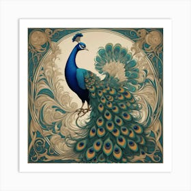 Peacock 21 Art Print