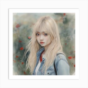 Korean Girl 4 Art Print