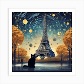 effle tower in paris 1 Art Print