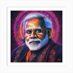 Narendra Modi 5 Art Print