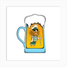 Sailor Beertime S Art Print