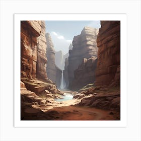 Inviting Canyon Pathway Art Print