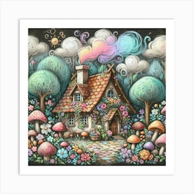 Fairy House 3 Art Print