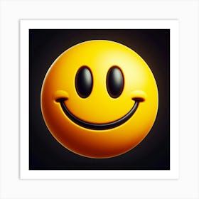 Smiley Face 28 Art Print