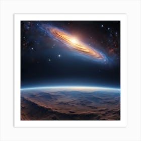 View From Space Art Print