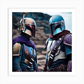 Star Wars The Mandalorian 1 Art Print