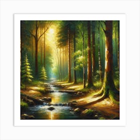 Calm Creek Art Print