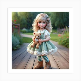 Sarah Doll Art Print