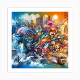 Nintendo Art 1 Art Print