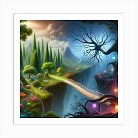 Fairytale Forest 2 Art Print