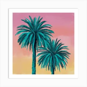 Palm Trees 3 Art Print