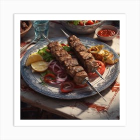 Turkish Kebab Art Print