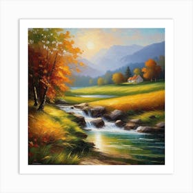 Autumn Landscape 9 Art Print