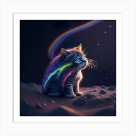 Cat Galaxy (127) Art Print