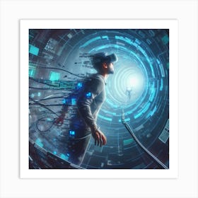 Vr Headset 1 Art Print