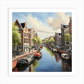 Amsterdam Canal 10 Art Print