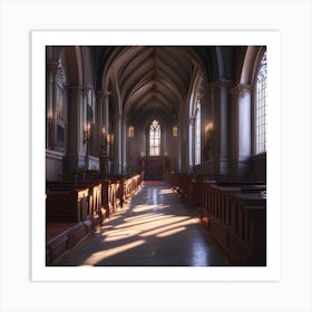 Church Interior Art Print