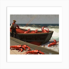 Lobsters by the Thousands Art Print