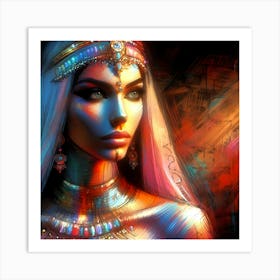 Cleopatra Portrait Artwork 130 Art Print